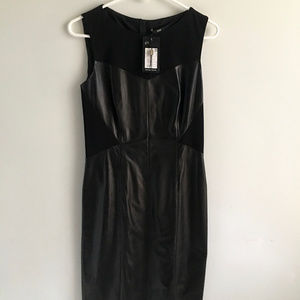 Hugo Boss Leather Sheath Dress US SIze 4